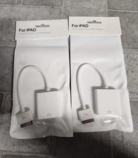 NEW iPad Dock Connector To VGA Adapter