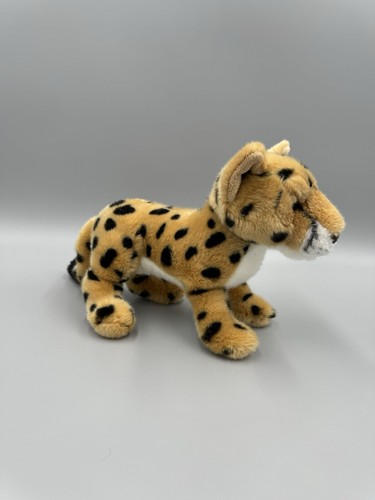 Adventure Planet CHEETAH Spotted Leopard Realistic Plush 12” Stuffed Animal - Picture 2 of 9