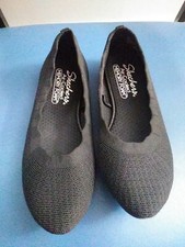 Skechers Women's Cleo 2.0 Love Spell Blk Slip On Flats Size:7 158343 88S