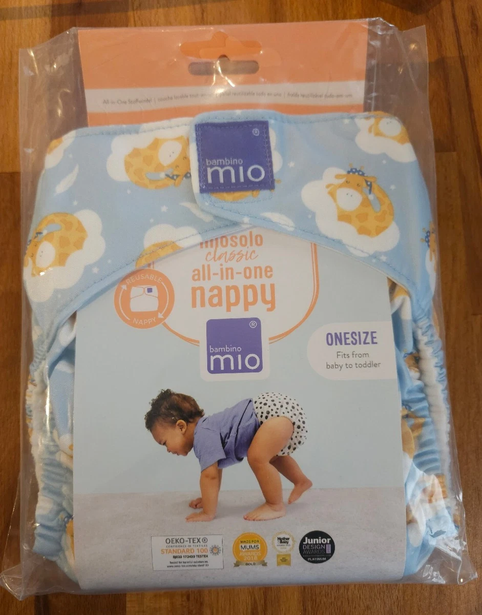 Bambino Miosolo Classic all in one reusable Nappy One Size