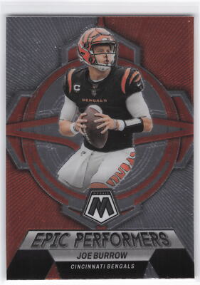 2023 Panini Mosaic #EP-JB Joe Burrow Epic Performers