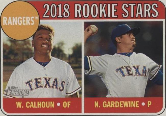 2018 Topps Heritage - Nick Gardewine Willie Calhoun #86 - 1 of 1