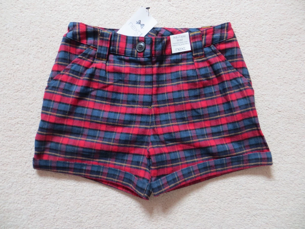 Robe tartan rouge avec fleurs, robe pnafore avec fleurs, bébé flle
