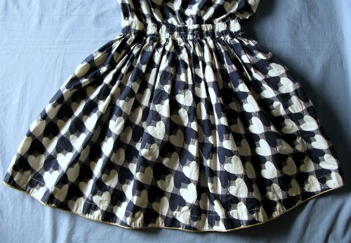 Crewcuts Heart Print Blue White Dress Fit & Flare Elastic Waist Girls 10 EUC - Picture 3 of 14