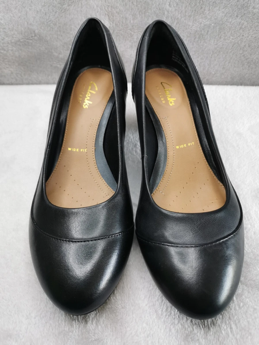 Clarks court shoes wide fit online