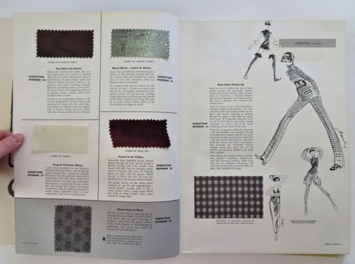 American Fabrics Summer 1968 complete issue trade magazine many fabric swatches - Picture 8 of 11