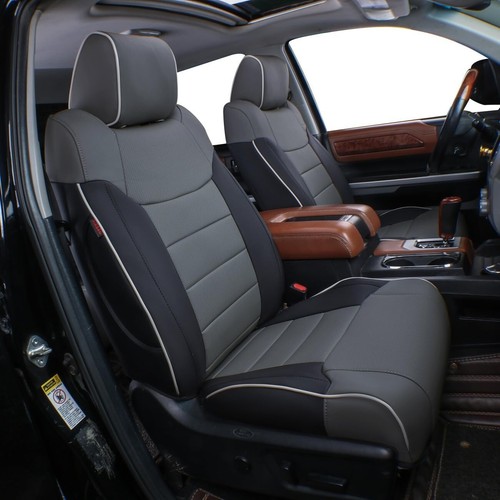 EKR Custom Fit Silverado Car Seat Cover for Chevrolet 2014-2025 Durable Leather - Picture 43 of 45