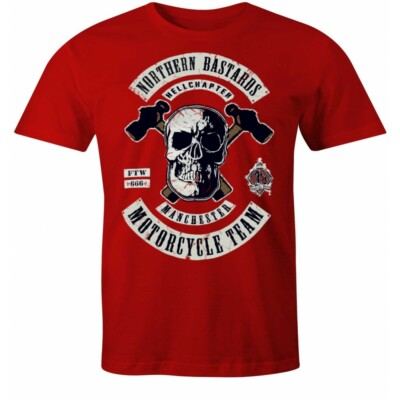 Hells Angels ヘルズエンジェルス ファイヤー ロングTシャツ USA Hells Angels Oakland/L/S Skull & Flames T-Shirt（ヘルズ