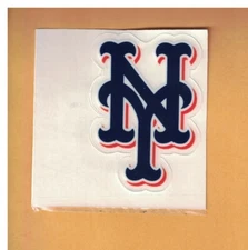 New York Mets FULL SIZE MLB BASEBALL BATTING HELMET DECAL / WINDOW STICKER