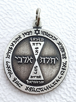 Venusamulett 925 Silber AnhäNger 27 Mm Ø Talisman Liebes Magie Amulett Schmuck