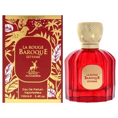 2 Pack La Rouge Baroque Extreme by Maison Alhambra for Unisex - 3.4 oz EDP Spray