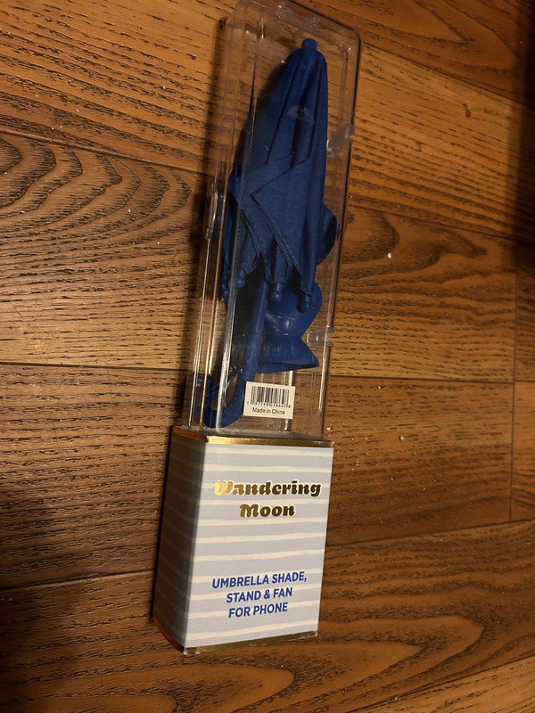Wandering Moon Umbrella Shade, Stand,  & Fan For Phone