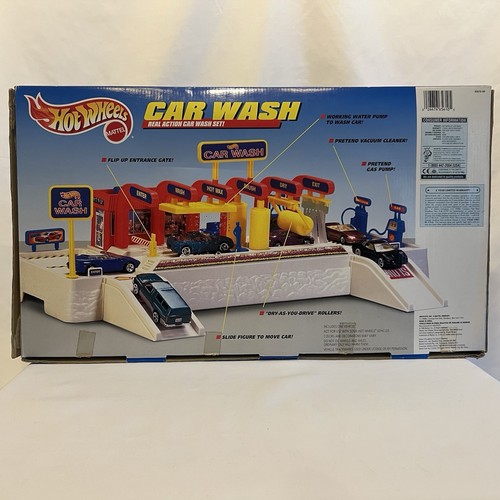 Vintage Working Hot Wheels Car Wash with Box 65610-94 - Picture 11 of 17