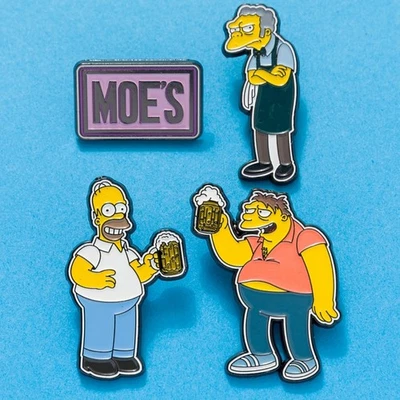 TRUFFLESHUFFLE Offizielles The Simpsons Set 4 Pins