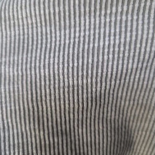 Anthropologie Donni gestreifter Maxi Cardifan Taschen vorne offen hellgrau Einheitsgröße - Bild 10 von 15
