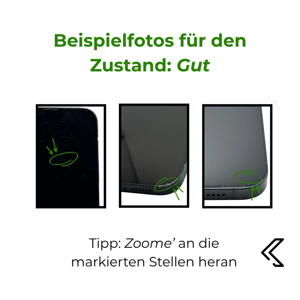 Apple iPhone 15 Plus 256GB Schwarz, Gut - Refurbished, 24 Monate Garantie - Bild 2 von 4