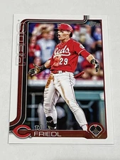 2025 Topps Baseball #525 - TJ Friedl - Cincinnati Reds