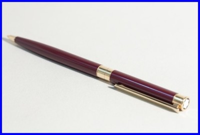 refurbished NOBLESSE Serie I MONTBLANC Dreh Bleistift Burgundy & Gold für 0.5mm
