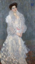 Gustav Klimt Portrait of Hermine Gallia 1904 17"x 22" Archival Art Print