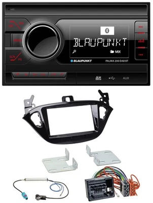 Blaupunkt MP3 Bluetooth DAB 2DIN SD USB Autoradio für Opel Adam ab 13 Corsa E ab - Bild 1 von 4