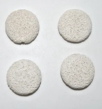 Lava (Chalk) 27mm Coin Pendants(4 Pendants)