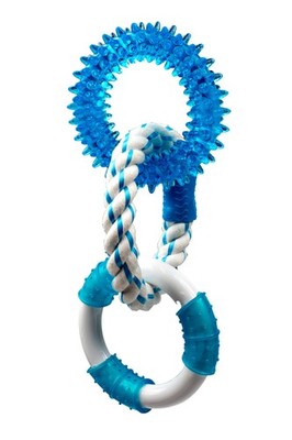 MULTIPET Canine Clean Peppermint w/3 Rings 11''