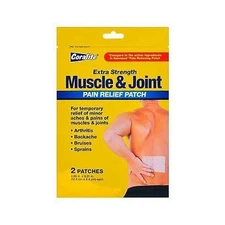 Coralite Extra Strength Muscle & Joint Pain Relief Patch Topical Analgesic 2 Ct