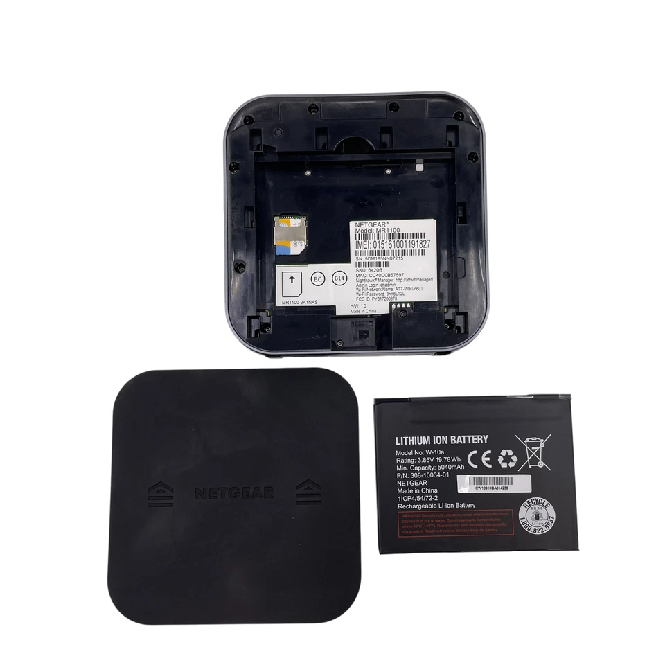 NETGEAR Nighthawk M1 4G LTE WiFi Mobile Hotspot MR1100 Up to 1Gbps Speed #U3790 - Image 3 of 4