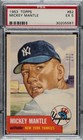 1953 Topps Set-Break #82 Mickey Mantle PSA 5 EX - 2nd Topps Card - Yankees HOFer