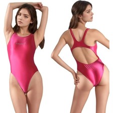 2025 AMORESY Swimwear Women Swimsuit Thin Semi-Sheer One Piece Spandex Bademode