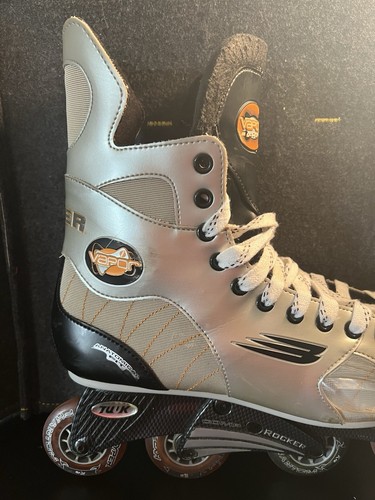 Bauer Vapor Agility Inline Roller Hockey Skates Tuuk Rocker Size US 12R - Picture 13 of 21