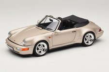 Porsche 911 964 Turbo Look Cabriolet Zermatt Silver 1:18 Norev | 187140