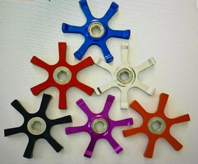 Custom Newell 500 Series Bridge, Sideplate, Star & Gear Set Kit By ProChallenger - Image 3 of 4