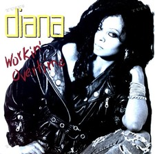 Diana - Workin' Overtime LP VG/VG .