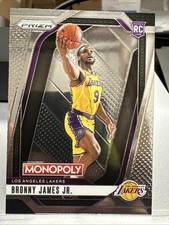 2024‑25 Prizm Monopoly Bronny James Jr RC #45 Lakers – NM Rookie Basketball Card