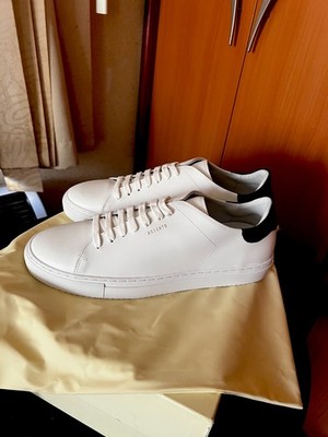 Axel Arigato Sattelite Runner White Leather Lace-Up Sneakers