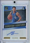 Jalen Brunson 2018 Donruss Rookie Significant Signatures Auto