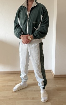 Vintage Sergio Tacchini Trainingsanzug Gr.50 Made in Italy 1990er Sopranos Style