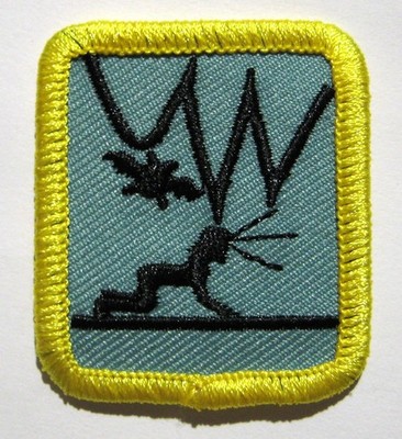 Girl Scout Senior CAVER BADGE IP IPP Council Own Cave Exploring Spelunking Patch