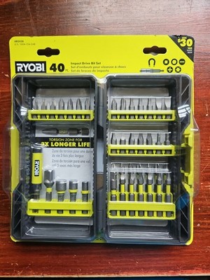 Ryobi AR2038 40-Piece Impact Rated Driver Drill Kit