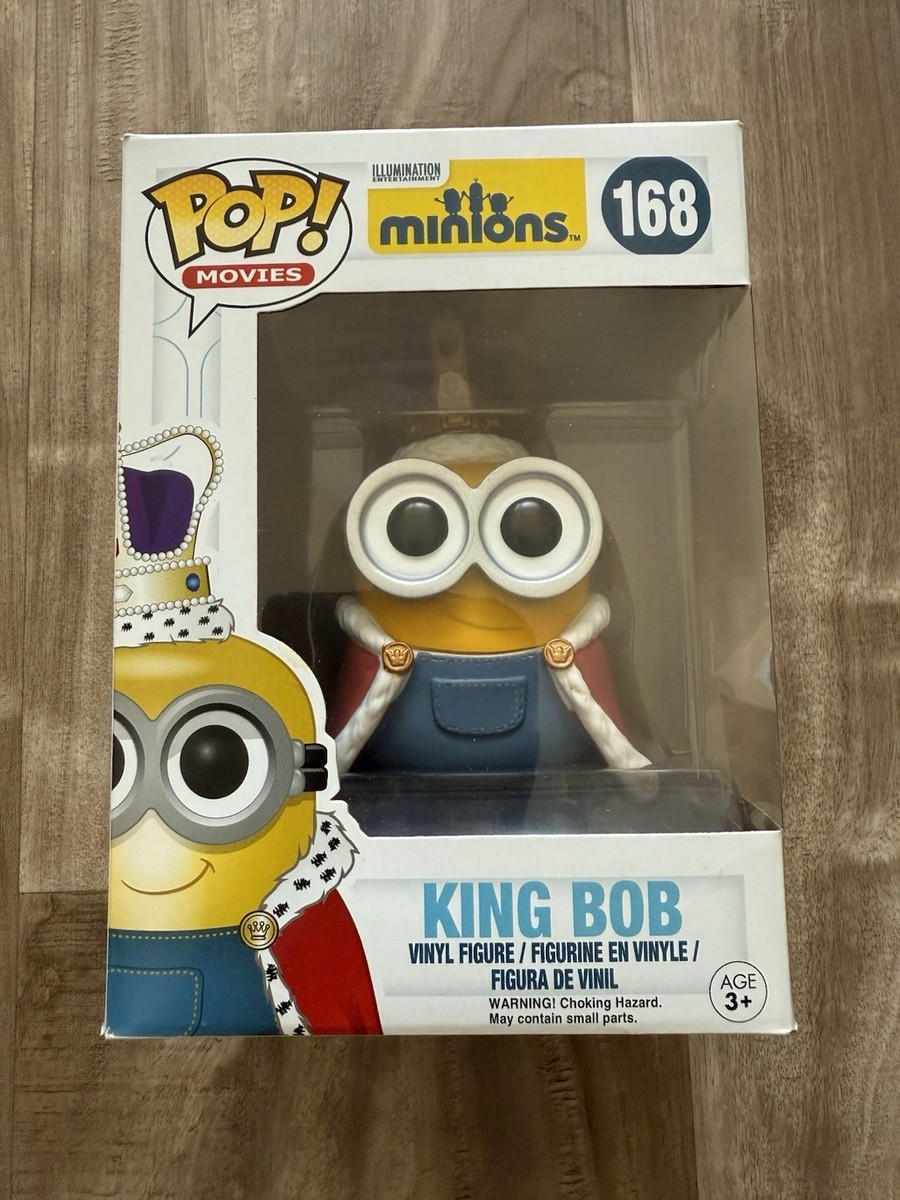 Funko Pop! Movies Minions King Bob 168 New Vinyl Figure