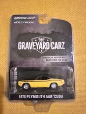 GreenLight HOLLYWOOD GRAVEYARD CARZ 1970 Plymouth AAR Cuda 🔥Atl