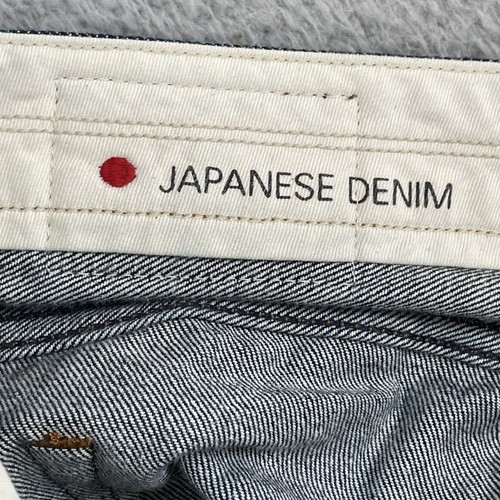 Jeans Boss Hugo Boss Delaware slim fit denim giapponese lavaggio scuro taglia 35 x 30 - Foto 4 di 9