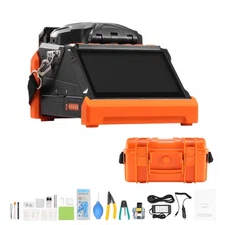 Uimoso Fiber Fusion Optic Splicer 6 Motors Core & Clad Alignment 5" Touch Screen