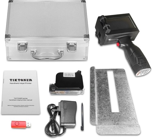 TIKTONER 127T1 Handheld Inkjet Printer with Quick-Drying Ink Cartridge Portable - Picture 3 of 6