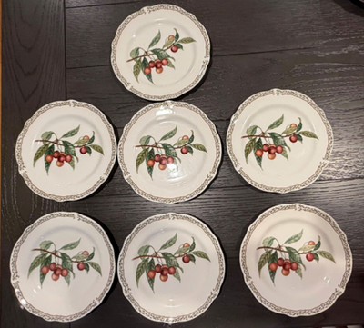 Vintage Noritake Royal Orchard Primachina 8.5'' Salad / Lunch Plate  (Set of 7)
