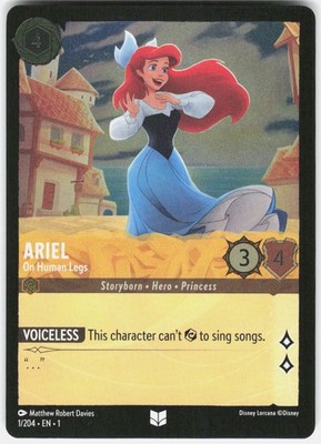 Ariel - On Human Legs Uncommon The First Chapter 1/204 NM Cold Foil