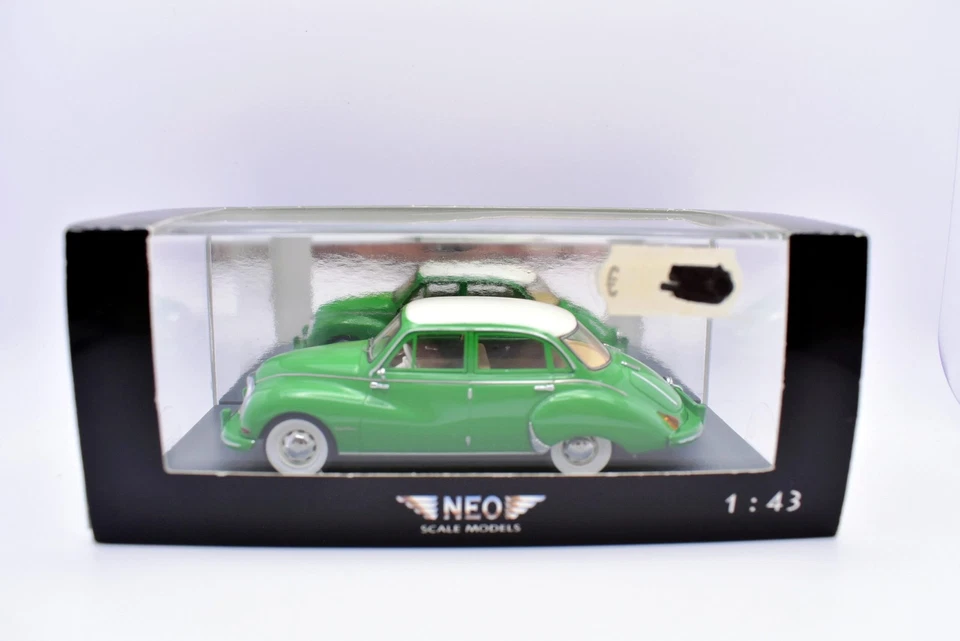 Modellino auto scala 1:43 DKW 3=6 F94 Neo models modellismo statico collezione - Immagine 4 di 4