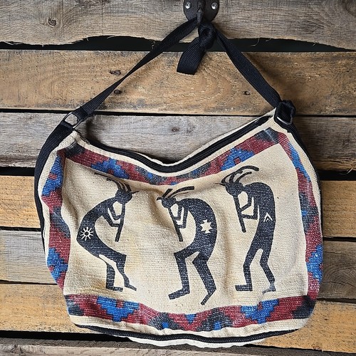 BOLSO DE HOMBRO BOHEMIO VINTAGE AMERICANO HECHO A MANO ROJO PUNTADA BOHEMIO - Imagen 1 de 9