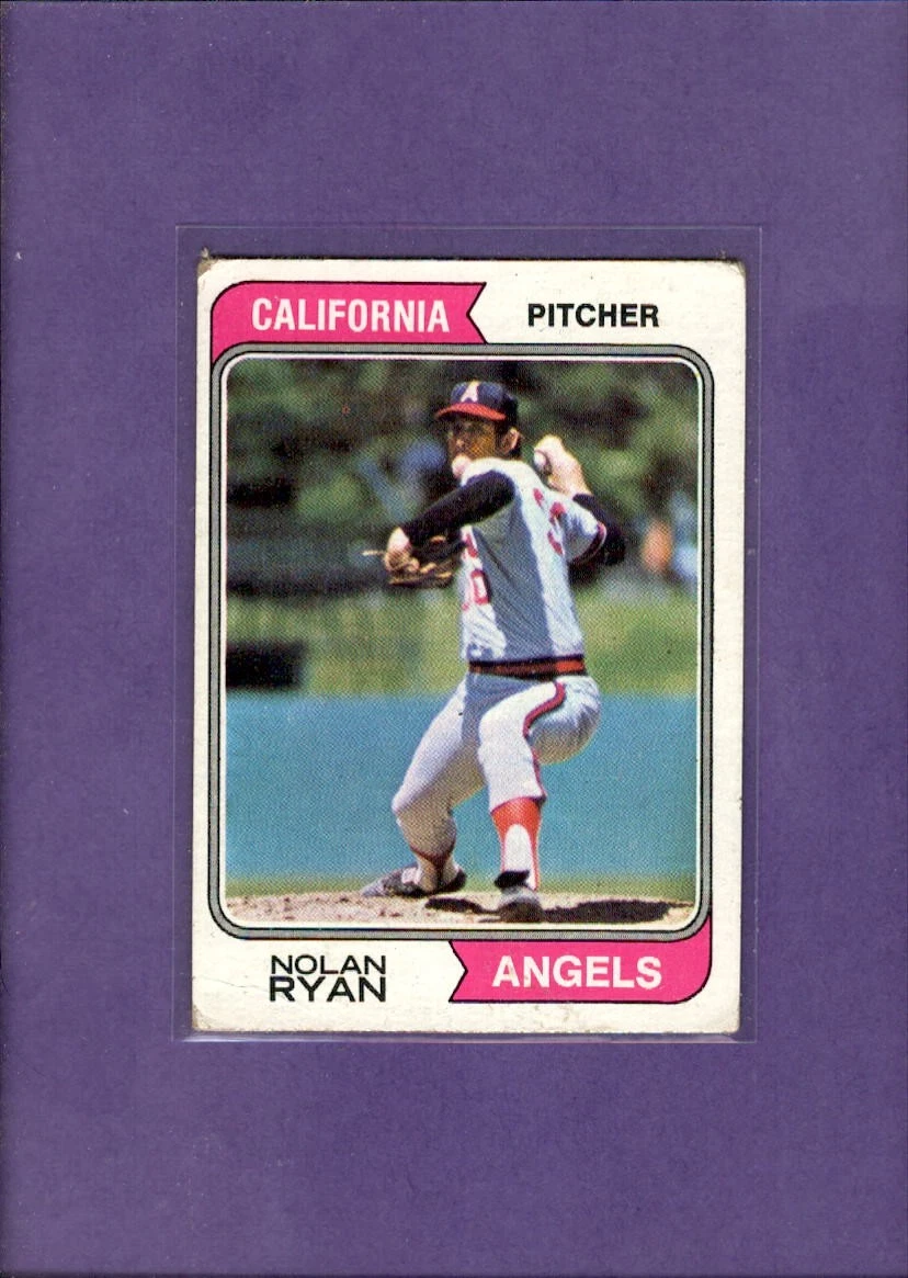 Nolan Ryan Baseball 1974 Season Sports Trading Cards & Accessories